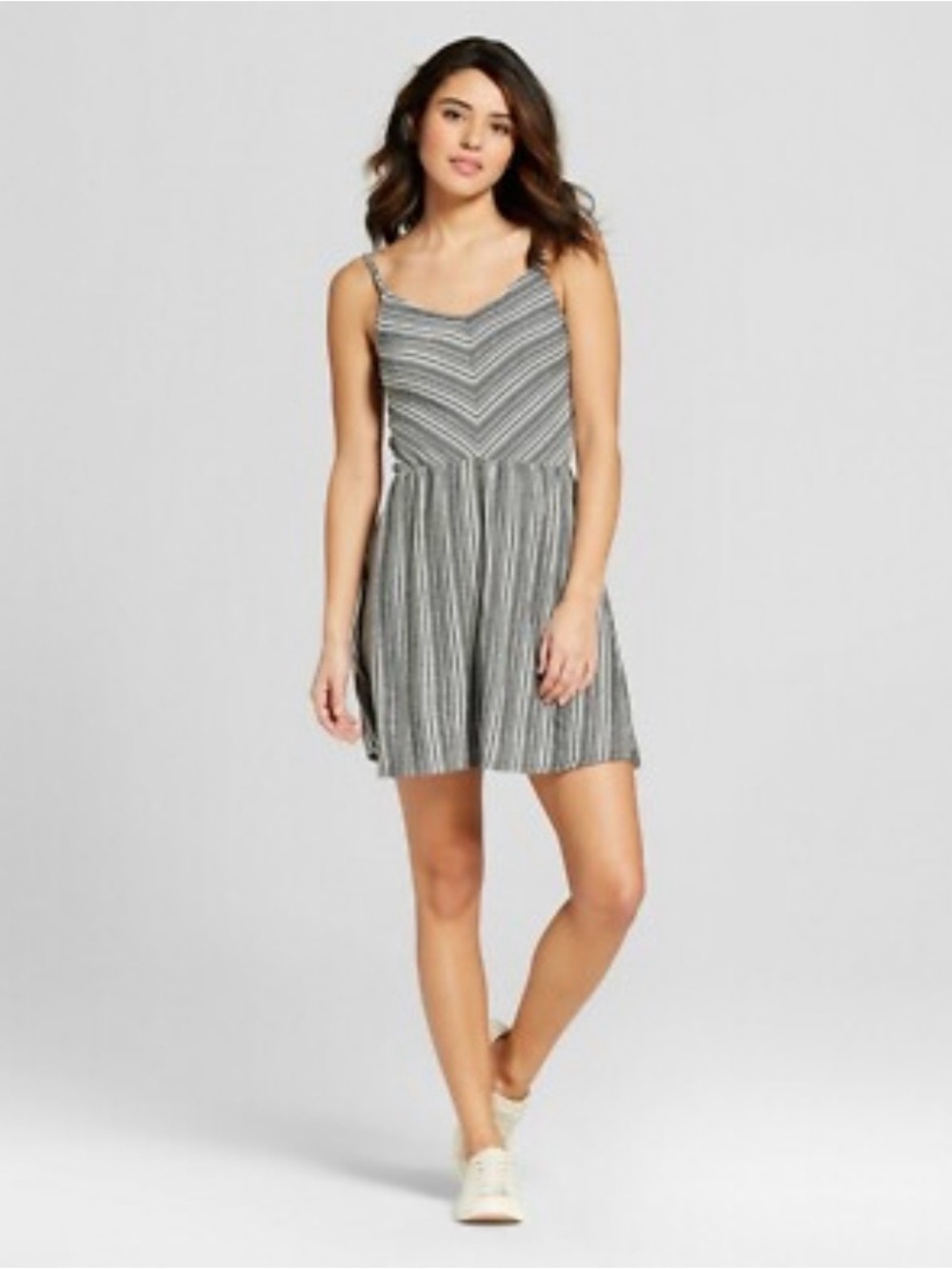 Universal Thread Black & White Striped Mini Dress